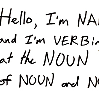 A generic designer introduction.