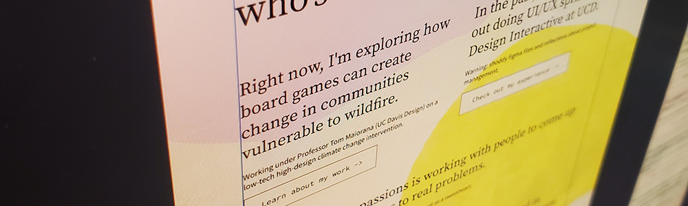 A figma comp of a website.