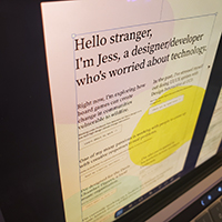 A figma comp of a website.